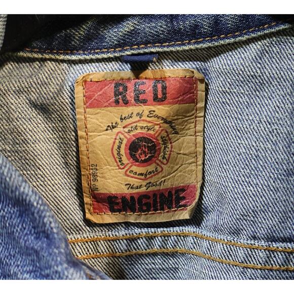 Red Engine Size Small Jean Jacket - Picture 6 of 6